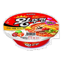 Direct mail from South Korea Paldo eight-way instant noodles instant noodles spicy barrel large bowl noodles 110g*18 boxes late night snack fast food