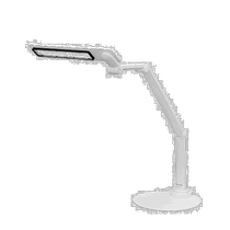 Alice direct mail from Japan angle adjustable dual-use LED desk lamp 3000lx white LDL 701 W