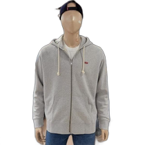 韩国直邮LEVIS 皮衣 Levis Hoodie Zip-Up Gray 34584-0025