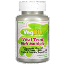 Direct mail from Hong Kong Vegan Life Vital Teen Girls Multiple 60 Vegetarian Capsules