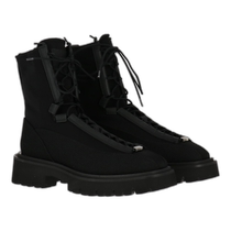 Salvatore Ferragamo Womens Black Boots - Black (American Outlet) Straight Hair