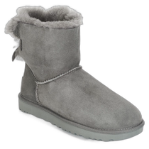 European direct mail UGG MINI BAILEY BOW II womens shoes boots 1016501-GREY