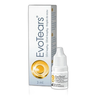 European direct mail UK EvoTears eye drops to relieve dry eyes tearful eyelid repair eye oil red eyelids