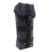 JACK WOLFSKIN outdoor sports water bottle bag charcoal gray one size fits all C-108163489