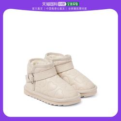 香港直邮潮奢 Monnalisa 女童绗缝仿皮靴子童鞋