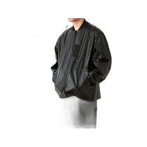 Japanese direct mail Japanese fashion White Mountaineering double-sided imitation leather reversible MA-1 jacket