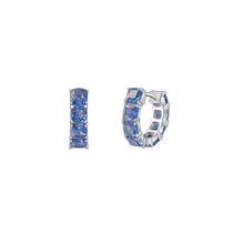 Direct mail from Hong Kong APM Monaco blue square compact earrings high-end birthday gift jewelry