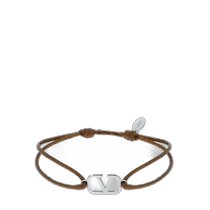Hong Kong direct mail Valentino Valentino mens V logo adjustable bracelet