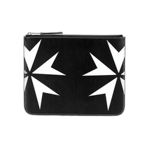 Hong Kong Direct Mail Trendy Luxury Neil Barrett Mens Printed Logo Clutch BS