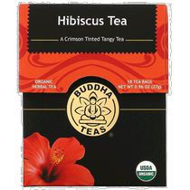 Hong Kong Direct Shipping Buddha Teas Organic Herbal Tea Hibiscus Flower 18 Tea Bags 0 95 oz (