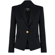Hong Kong direct mail fashionable luxury Balmain Balmain womens buttoned wool light jacket 3615884625