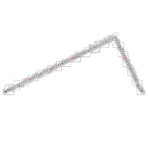 (Direct mail from Japan) Niigataseiki Woodworking Line Drawing Measurement Ruler Stainless Steel NC-50