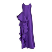 Hong Kong direct mail trendy luxury BADGLEY MISCHKA womens mikado shoulderless
