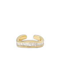 Hong Kong direct mail fashion luxury Anita Ko womens 18K gold diamond single ear cuff AKECBCUR