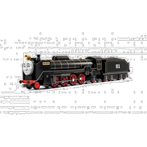 (Direct mail from Japan) Anpanman Thomas the Breadman toy tank engine simple DK-9005