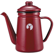 Japanese direct mail CAPTAIN STAG red enamel coffee pot UH 525 outdoor kettle