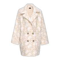 Hong Kong direct mail trendy luxury Pinko womens double-breasted coat 101573A21Q buttons