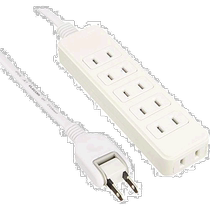 (Direct mail from Japan) Yilike 6-hole drag strip with 180° rotatable plug 3m white T-S02-263