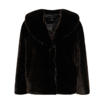 Hong Kong direct mail trendy luxury ANINE BING womens Hilary artificial fur jacket