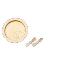 Japan direct mail agney childrens tableware set one plate vegetable handkerchief Agney gloves 5-piece set suitable for men