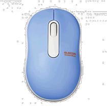 (Direct mail from Japan) Elecom Wireless Mouse Wireless Optical Mouse 2 4GHz S Size Light Blue
