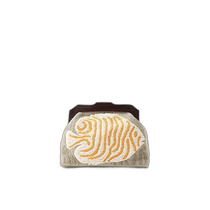 US direct mail ZARA JAPAN embroidered fish bag 1445 201 pearl gray