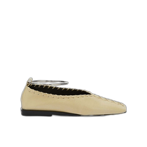 Hong Kong direct mail fashion luxury Jil Sander womens square toe ballet shoes J15WZ000