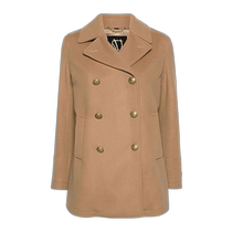 Hong Kong direct mail trendy luxury Sealup womens double-breasted coat 56014762718 cashmere wool