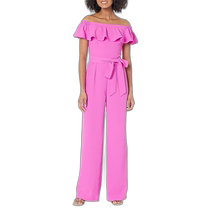 Hong Kong direct mail trendy luxury lilly pulitzer lilly pulitzer womens Jood off-the-shoulder jumpsuit