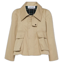 Hong Kong direct mail trendy luxury LOEWE womens trapezoidal cotton blend jacket 000798