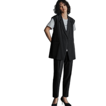 Japan direct mail Flolia womens double-breasted suit vest high-waisted tapered pants two-piece suit set flov
