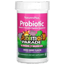 Hong Kong Straight Hair Nature’s Plus Natural Plus Probiotics Chewable Digestive Supplement to Support Digestion 30 Tablets