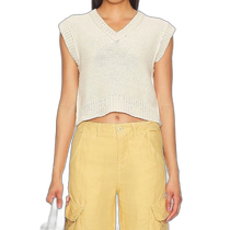 nsfCruz natural color shrink vest - natural color (American outlet) straight hair
