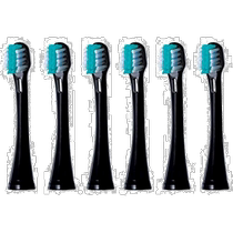 (Direct mail from Japan) Panasonic Electric Toothbrush Replacement Heads 6 Pack Black EW0913-K