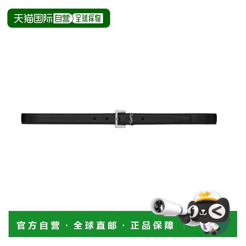 1 hour refundable Hong Kong direct mail SAINT LAURENT women's belt 554465BOO0N1000 CO black