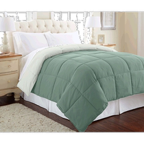 Modern Threads Down Alternative Microfiber Quilted Reversible Quilt Duvet Insert - iv