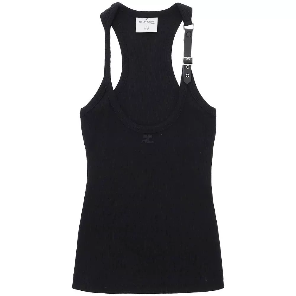 [ Courreges 'top holistic 124JDE063]