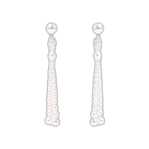 Hong Kong Direct Mail Fashion Luxury Sophie Bille Brahe Womens Opera 14kt Gold Freshwater Pearl Earrings