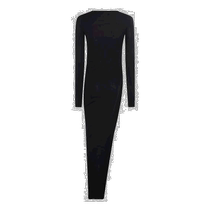 Korean direct mail RICK OWENS23FW mid-length dress for women RO02C1650M09BLACK