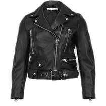Hong Kong direct mail fashion luxury Acne Studios womens leather top GPP7BBLKWD032