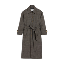 Hong Kong direct mail trendy luxury Ami Paris womens belted wool coat FCO414WV0056