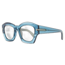 Tom Ford Womens Guilliana Sunglasses TF1083 90L Clear Ocean Blue 52mm