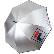 Japan direct mail FILA all-weather anti-UV parasol jump-type silver umbrella in sunny or rainy days 1000283