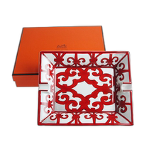 Japanese direct mail HERMES Hermès Gadroon rectangular ashtray 11096P