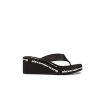 Hong Kong direct mail trendy luxury Alexander Wang Ms. Wang’s wedge flip-flops 3032