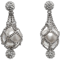 Hong Kong direct mail Givenchy Givenchy womens pendant detail earrings BF1109F05M