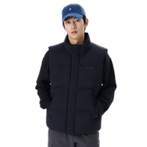 Korean direct mail FILA mens down vest 1100FS2DVG4102XBLK