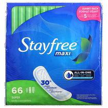 Hong Kong direct mail Stayfree large pads grade 66 pieces of pads