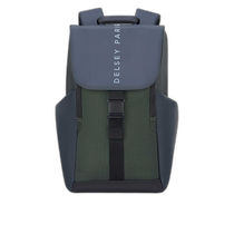 Hong Kong direct mail trendy luxury Delsey Ms. Securflap logo-print woven backpack