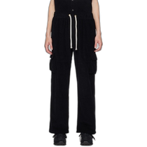 Hong Kong direct mail fashionable luxury Les Tien mens black drawstring overalls CR